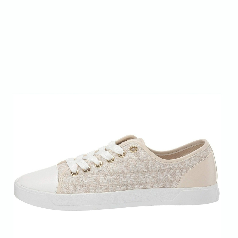 🆕 MICHAEL KORS MK Logo City Sneakers Shoes Laceup - Picture 3 of 8